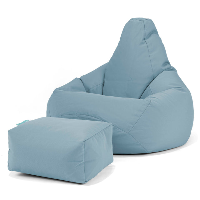 SoleiStorm™ Ultra 2000 h+ Hvilestol Saccosekk - Olefin Babyblå 01