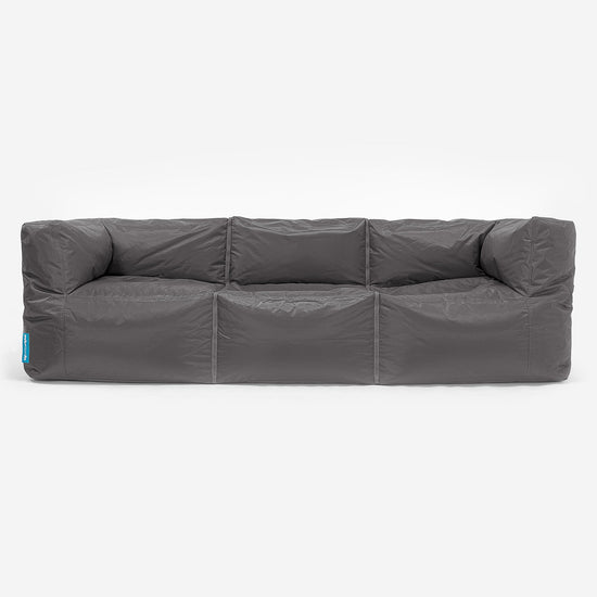 3-delt Modulsofa Saccosekk - SmartCanvas™ Grafitt 01
