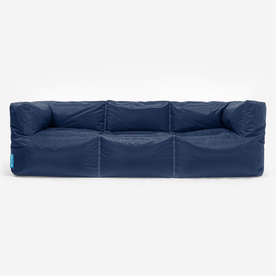 3-delt Modulsofa Saccosekk - SmartCanvas™ Marineblå 01