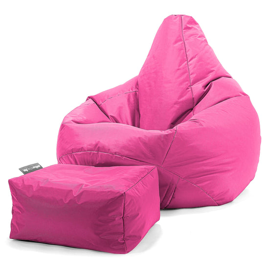 Hvilestol Saccosekk - SmartCanvas™ Cerise Rosa 02