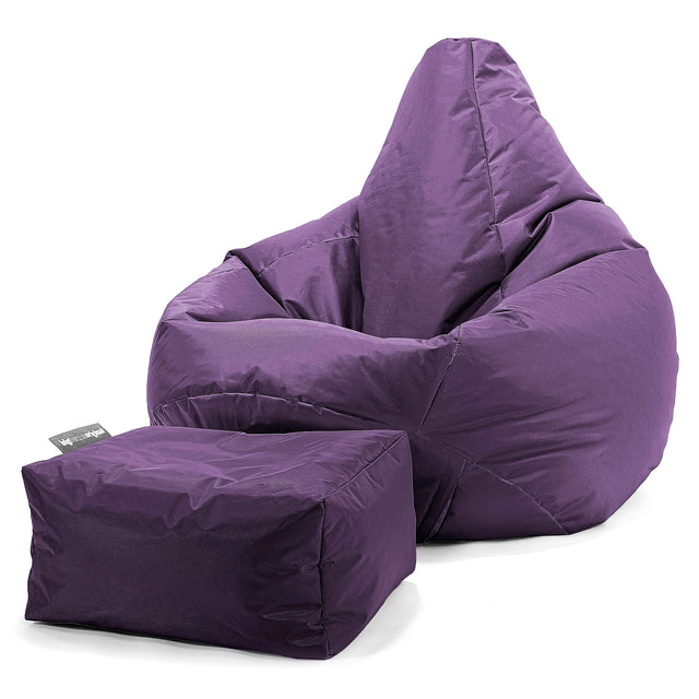 Hvilestol Saccosekk - SmartCanvas™ Fiolett 01