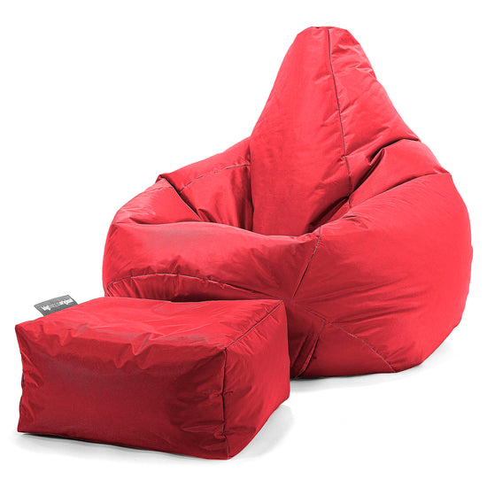 Hvilestol Saccosekk - SmartCanvas™ Rød 02