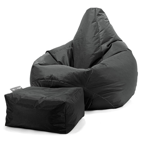 Hvilestol Saccosekk - SmartCanvas™ Svart 02