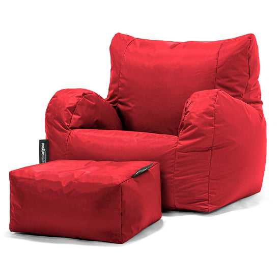 Saccosekk Lenestol - SmartCanvas™ Rød 02