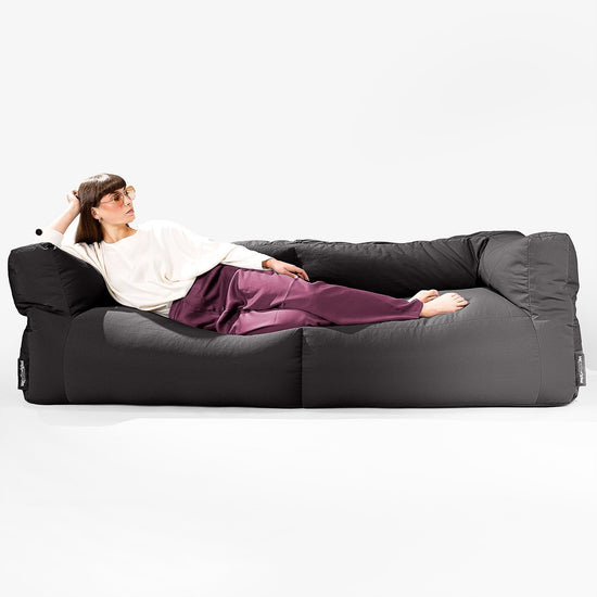 SoleiStorm™ Ultra 2000 h+ 3-seters Sofa Utendørs Saccosekk - Olefin Svart 04