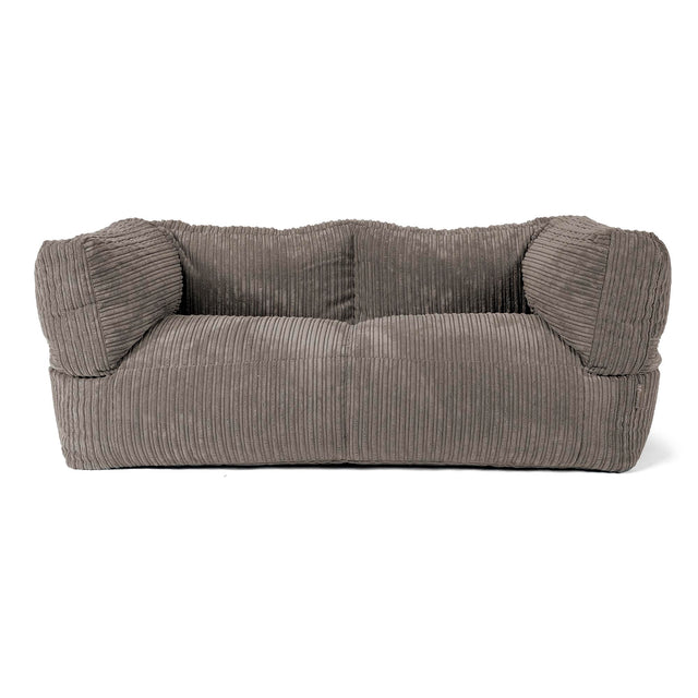 Albert 2-seter Saccosekk Sofa - Kordfløyel Grafitt 01