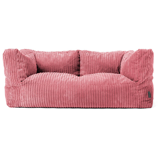 Albert 2-seter Saccosekk Sofa - Kordfløyel Korall 01