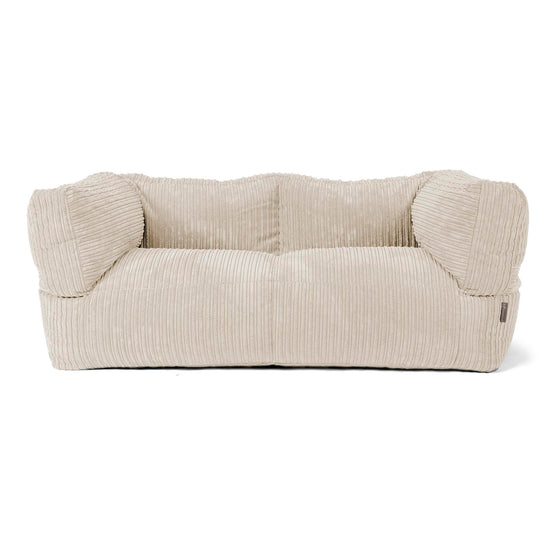 Albert 2-seter Saccosekk Sofa - Kordfløyel Krem 01