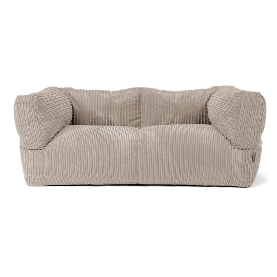 Albert 2-seter Saccosekk Sofa - Kordfløyel Mink 01