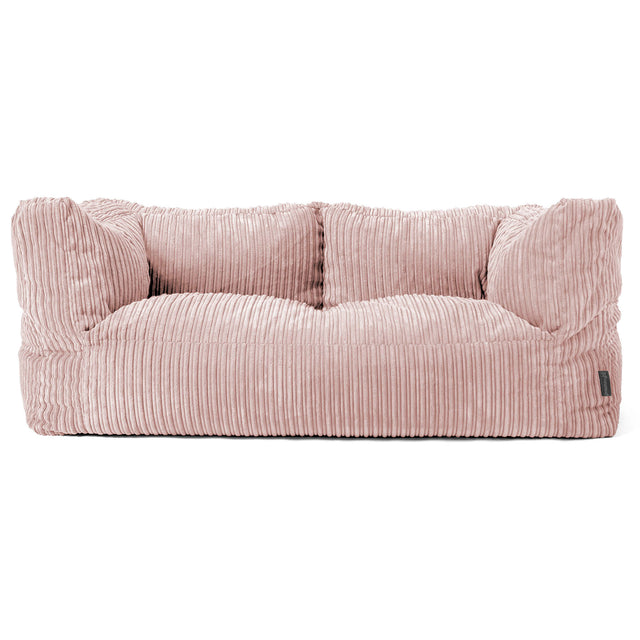 Albert 2-seter Saccosekk Sofa - Kordfløyel Rødmerosa 01