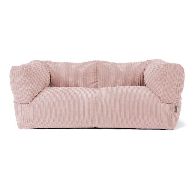 Albert 2-seter Saccosekk Sofa - Kordfløyel Rødmerosa 01