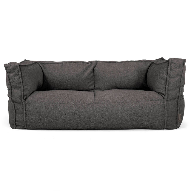 Albert 2-seter Saccosekk Sofa - Bouclé Grafitt_01