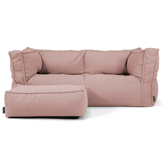 Albert 2-seter Saccosekk Sofa - Bouclé Rosa_02