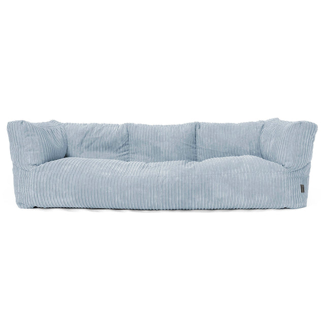Albert 3-seter Saccosekk Sofa - Kordfløyel Babyblå 01