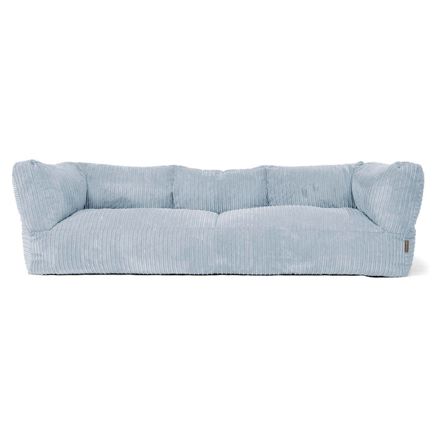 Albert 3-seter Saccosekk Sofa - Kordfløyel Babyblå 01