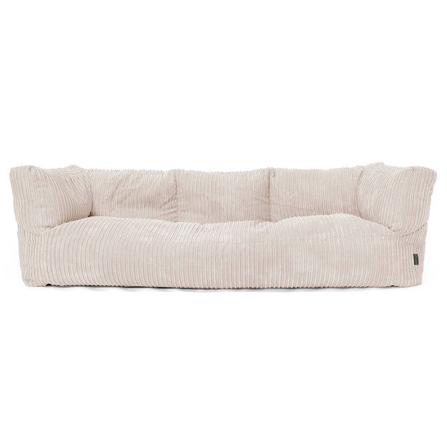 Albert 3-seter Saccosekk Sofa - Kordfløyel Elfenben 01