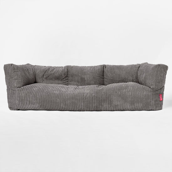 Albert 3-seter Saccosekk Sofa - Kordfløyel Grafitt 01