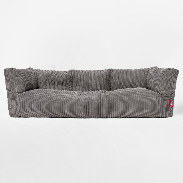 Albert 3-seter Saccosekk Sofa - Kordfløyel Grafitt 01