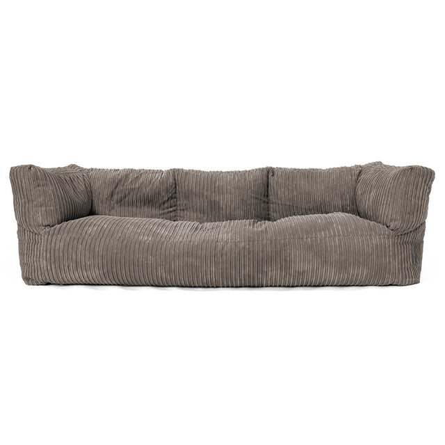 Albert 3-seter Saccosekk Sofa - Kordfløyel Grafitt 01