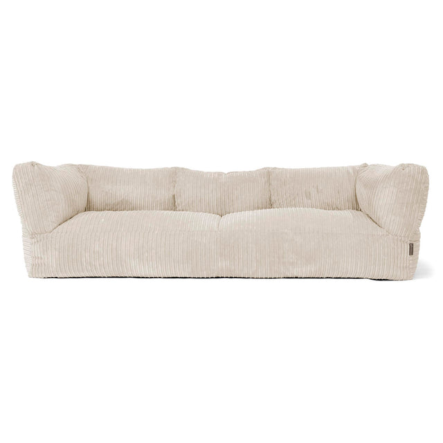 Albert 3-seter Saccosekk Sofa - Kordfløyel Krem 01