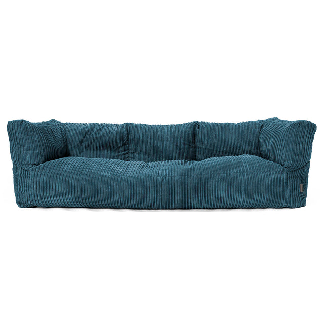 Albert 3-seter Saccosekk Sofa - Kordfløyel Marineblå 01