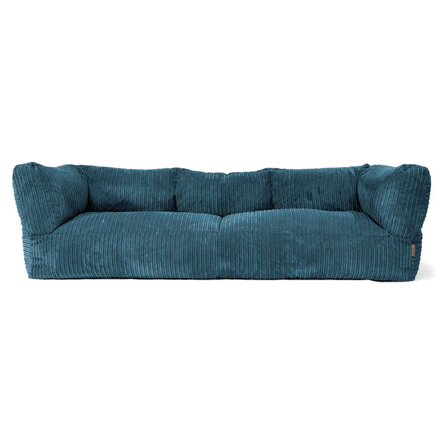 Albert 3-seter Saccosekk Sofa - Kordfløyel Marineblå 01