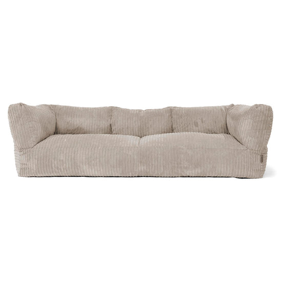 Albert 3-seter Saccosekk Sofa - Kordfløyel Mink 01