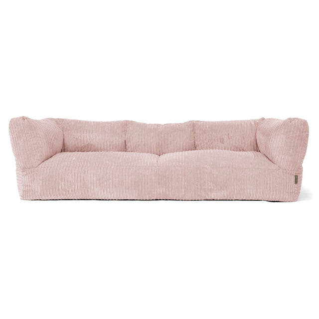 Albert 3-seter Saccosekk Sofa - Kordfløyel Rødmerosa 01