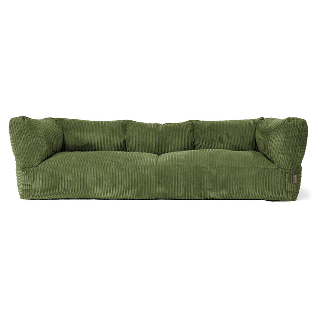 Albert 3-seter Saccosekk Sofa - Kordfløyel Skoggrønn 01