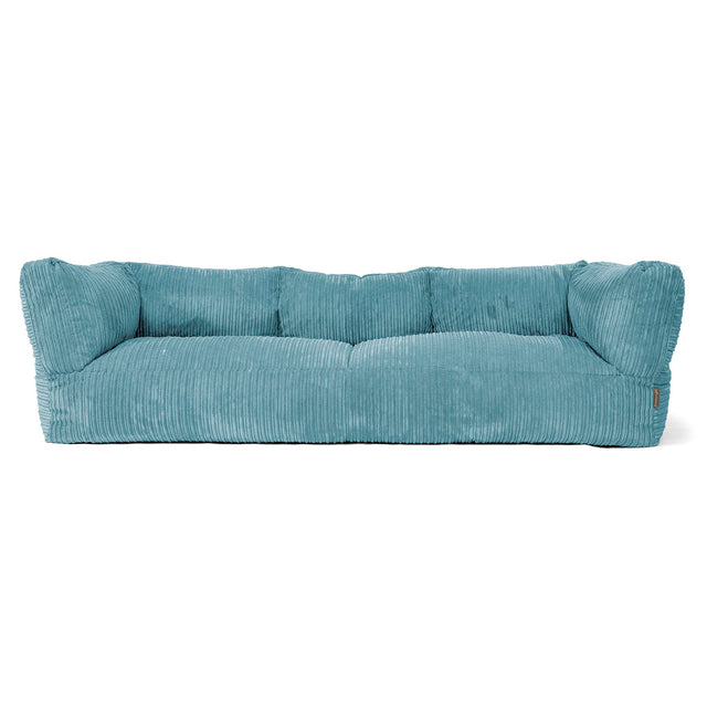 Albert 3-seter Saccosekk Sofa - Kordfløyel Turkis 01