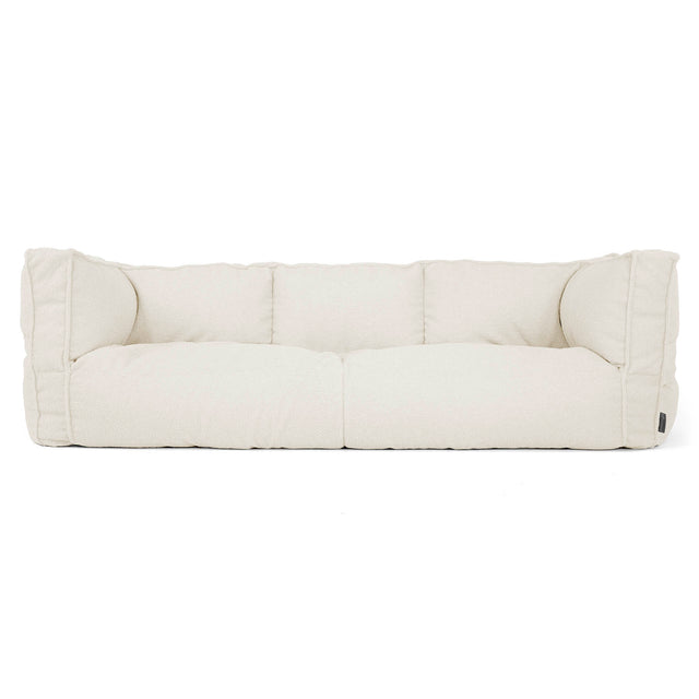 Albert 3-seter Saccosekk Sofa - Bouclé Elfenben_01