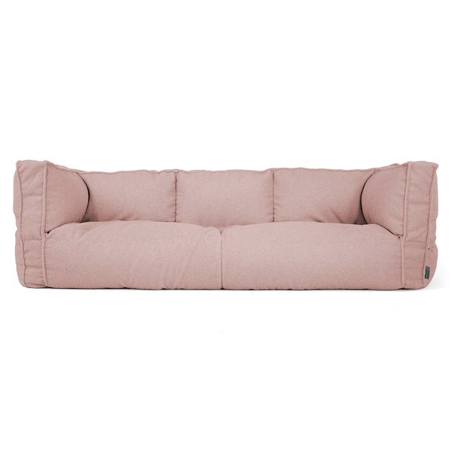 Albert 3-seter Saccosekk Sofa - Bouclé Rosa_01