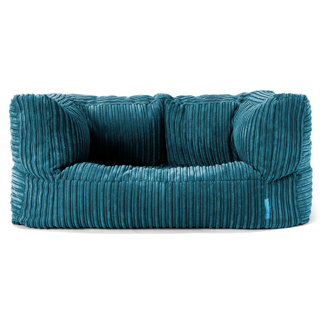 Albert Barnesofa-saccosekk 2-6 år - Kordfløyel Mørketurkis 01