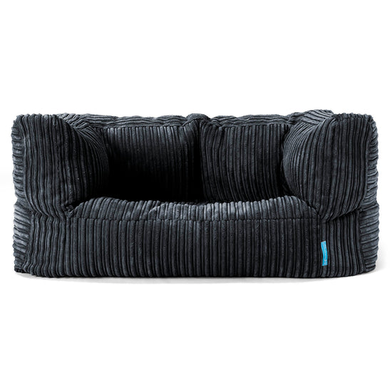 Albert Barnesofa-saccosekk 2-6 år - Kordfløyel Svart 01