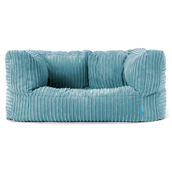 Albert Barnesofa-saccosekk 2-6 år - Kordfløyel Turkis 01