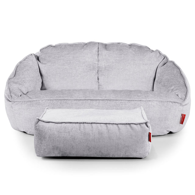 Bubble Sofa-saccosekk - Chenille Grå 02