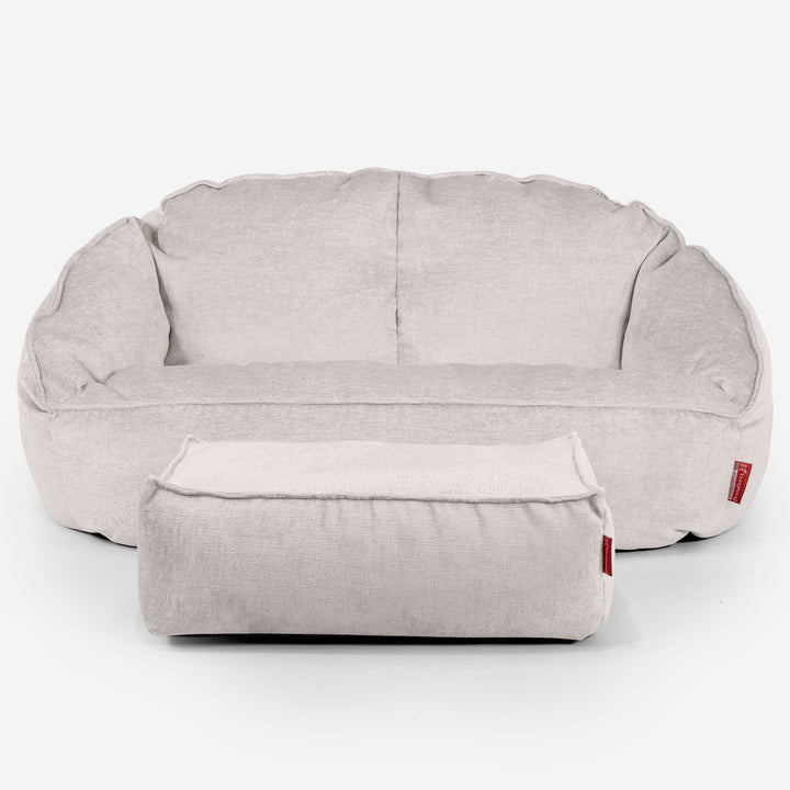 Bubble Sofa-saccosekk - Chenille Krem 02