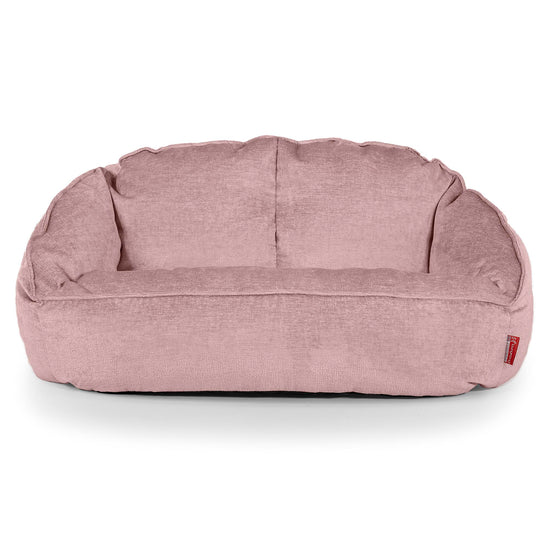 Bubble Sofa-saccosekk - Chenille Rosa 01