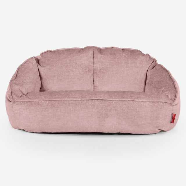 Bubble Sofa-saccosekk - Chenille Rosa 01