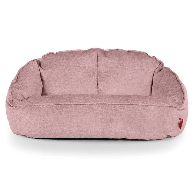 Bubble Sofa-saccosekk - Chenille Rosa 01