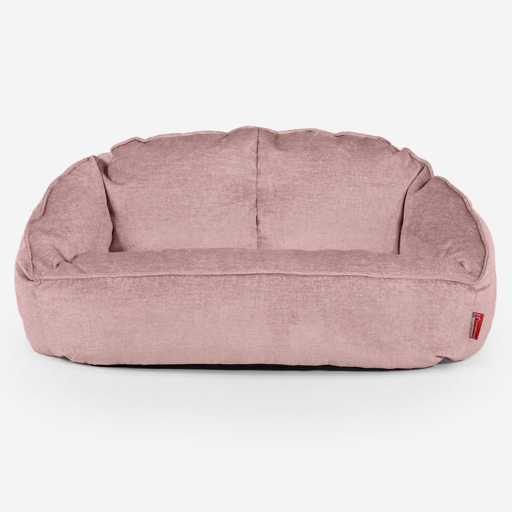 Bubble Sofa-saccosekk - Chenille Rosa 01