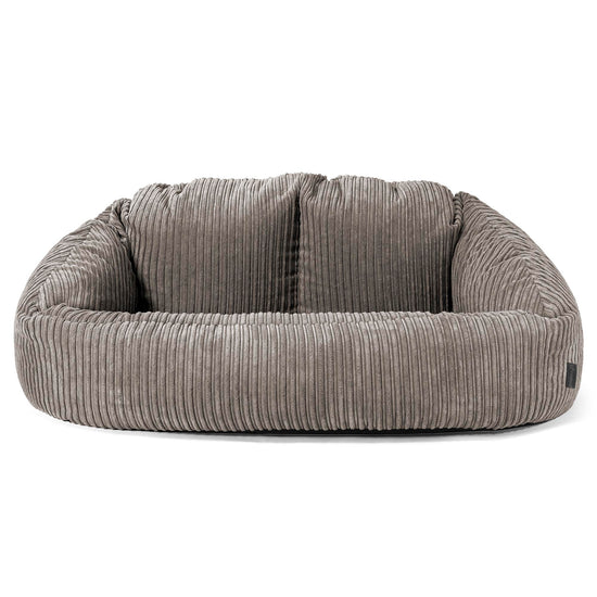Bubble Stor Sofa-saccosekk for Barn 3-14 år - Kordfløyel Grafitt 03