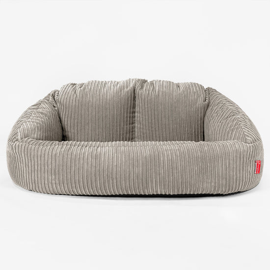 Bubble Stor Sofa-saccosekk for Barn 3-14 år - Kordfløyel Mink 03