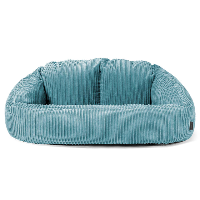 Bubble Sofa-saccosekk - Kordfløyel Turkis 01