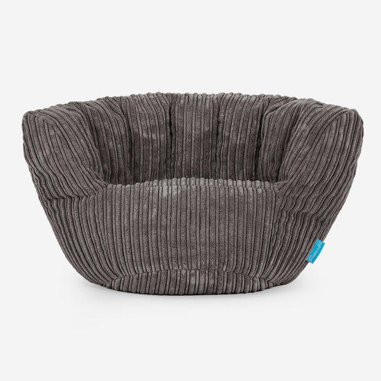 Charles Vintish Saccosekk for Barn 2-6 år - Kordfløyel Grafitt 01