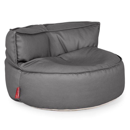 Chloe Saccosekk Sofa - Vegansk Skinn Grå 01