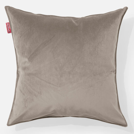 Ekstra Stor Putetrekk 70 x 70cm - Fløyel Mink 01