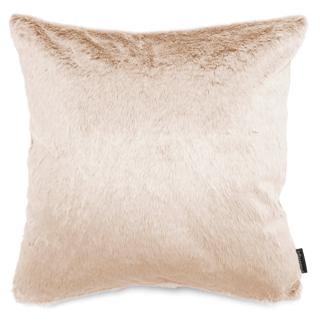 Ekstra Stor Putetrekk 70 x 70cm - Kanin-fuskepels Hvit 01