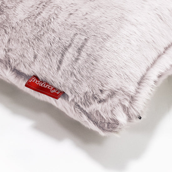 Ekstra Stor Putetrekk 70 x 70cm - Kanin-fuskepels Støvete Rosa 03