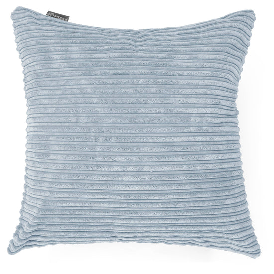 Ekstra Stor Putetrekk 70 x 70cm - Kordfløyel Babyblå 01